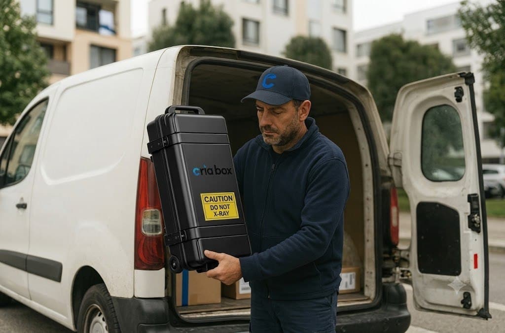 Crìa Box shipping container